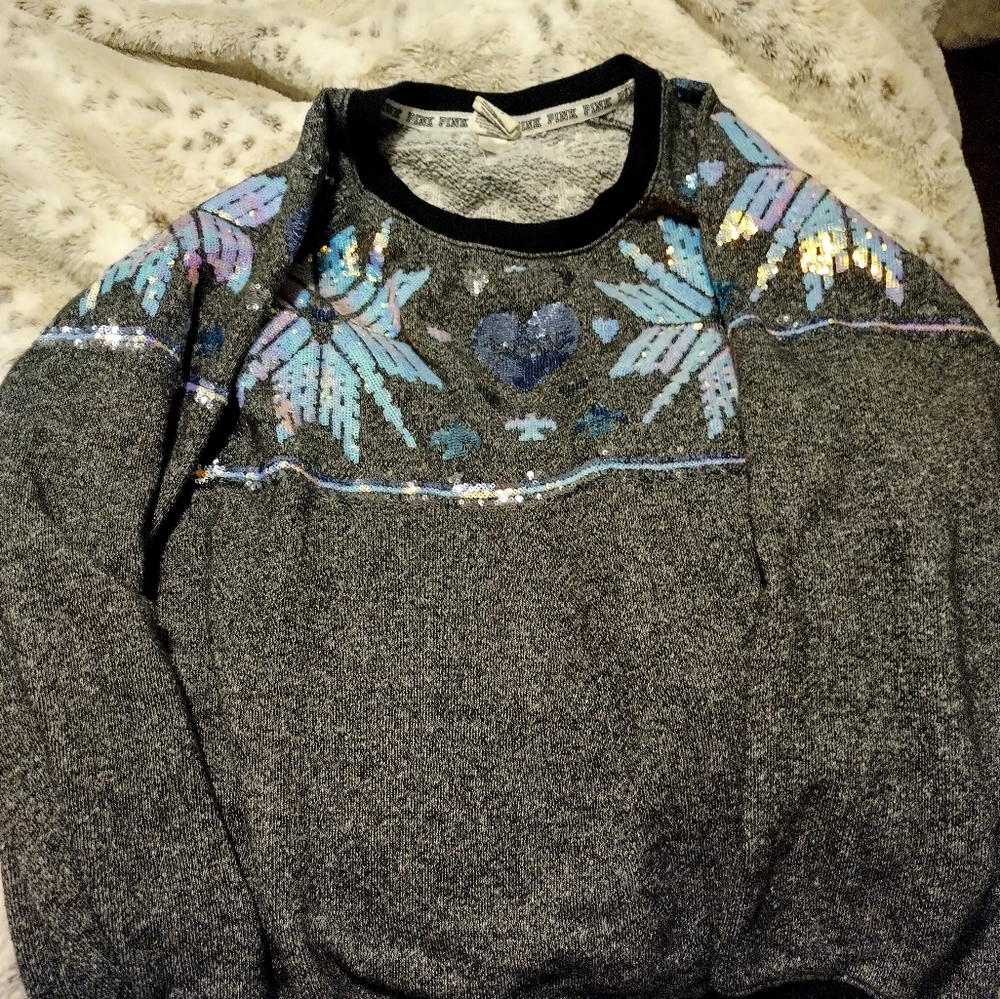Rare vs pink snowflake sweater